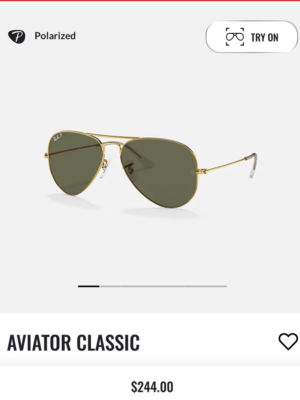 Ray-Ban Polarized Aviator Classic